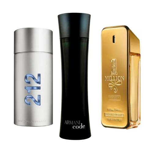 CUMPĂRĂ 1 SI PRIMESTE 3 - Carolina Herrera 212 Men | Giorgio Armani Code | Paco Rabanne 1 Million 100ml ®