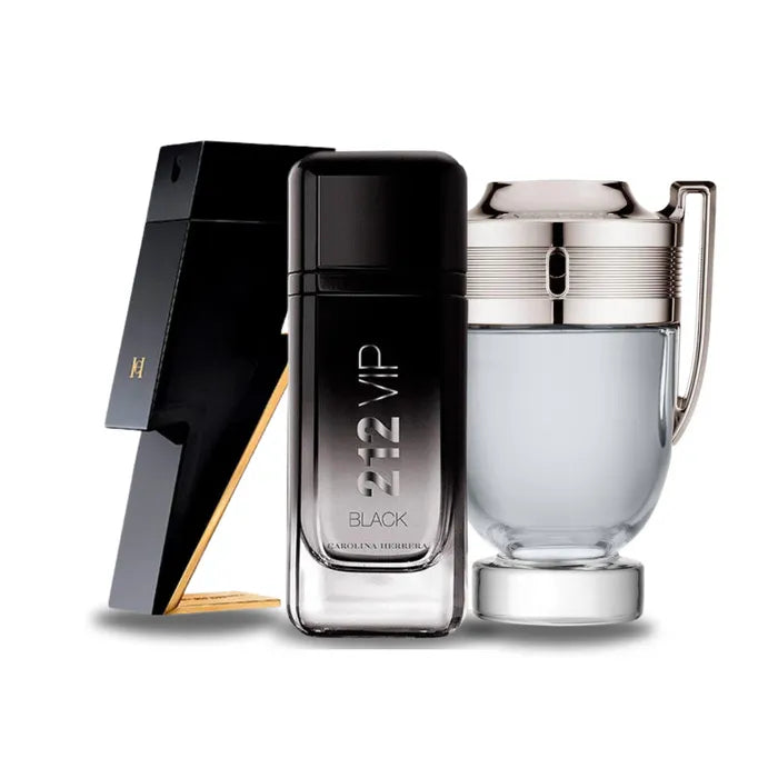 CUMPĂRĂ 1 SI PRIMESTE 3 - Carolina Herrera Bad Boy | Carolina Herrera 212 VIP Black | Paco Rabanne Invictus 100ml ®